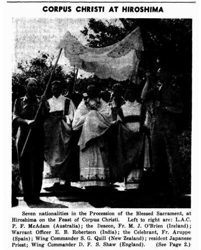 JAPAN. Corpus Christi at Hiroshima, Southern Cross, July 11, 1947. https://trove.nla.gov.au/newspaper/article/167715926