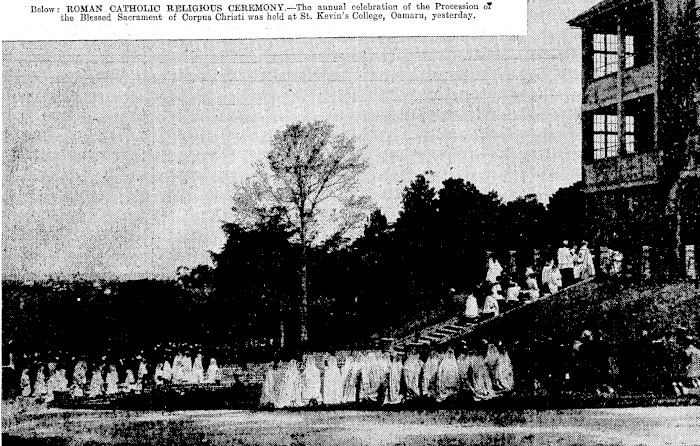 NEW ZEALAND. Roman Catholic religious ceremony. Evening Star, issue 22800, 8 November 1937, page 7. https://paperspast.natlib.govt.nz/newspapers/ESD19371108.2.49.2